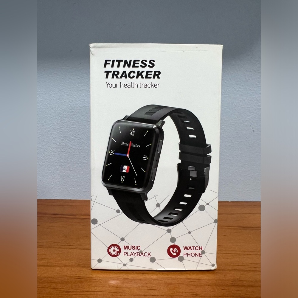 SMARTWATCH NIB Activity Sleep Heart Rate Tracker Touch Screen Pedometer SMS NEW
